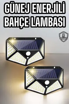 Bahçe Havuz Güneş Enerjili Solar Işıklandırma Sensörlü Bahçe Aydınlatma