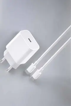 İOS Uyumlu Type-C Girişli Hızlı Şarj 15/15 Pro Max Adaptör ve Kablosu