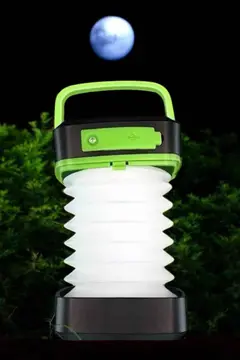 Led Lamba Kamp Lambası Hafif Taşınabilir Şarj Süreli Akordeon El Fenerli