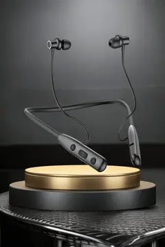 Kablolu Bluetooth Kulaklık Boyun Bantlı ANC Özelliği Yüksek Ses Kaliteli 100 saat