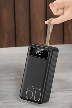 Powerbank 60.000 MAH Dijital Göstergeli 4 Portlu Taşınabilir