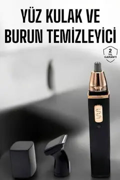 Seyahat Tipi Mini Taşınabilir Siyah Burun Kulak Yanak Kıl ve Tüy Temizleme Makinesi