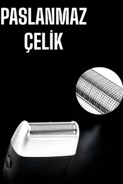 Tıraş Makinesi Islak Ve Kuru Kullanıma Uygun Kablosuz Taşınabilir