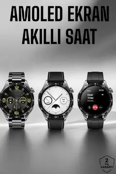 Akıllı Saat Metal Kordonlu GPS ve NFC Uyumlu Arama Cevaplayan