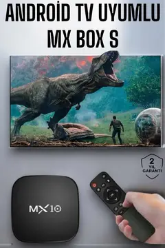 4K TV Uyumlu HD Çözünürlüklü Mx Box S 8 GB