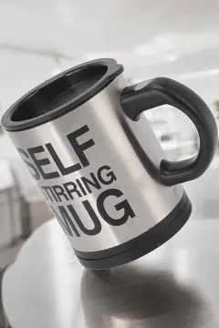 Mikser Kupa Yazılı Mug Bardak Karıştırma Özelliği