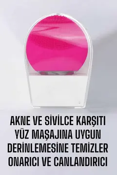 Profesyonel Yüz Temizleme Masaj Aleti Su Geçirmez Kablosuz Şarj Özellikli Kolay Temizlenebilir