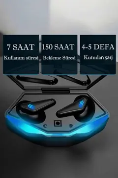 Bluetooth Gamer Oyuncu Kulaklığı ANC Özelliği Yüksek Ses Kaliteli