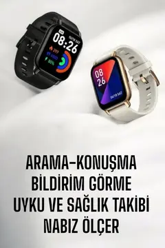 Suya Dayanıklı Bluetooth Akıllı Saat GPS Adımsayar Nabız & Sağlık Takibi
