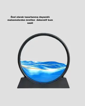 Dekoratif Kum Saati – Şık Masa Üstü Aksesuar Dayanıklı Malzeme Modern ve Klasik Tasarım