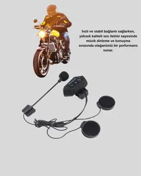 BT22 Kask Bluetooth Kulaklık 5.0 – Suya Dayanıklı Gürültü Önleyici Uzun Pil Ömürlü