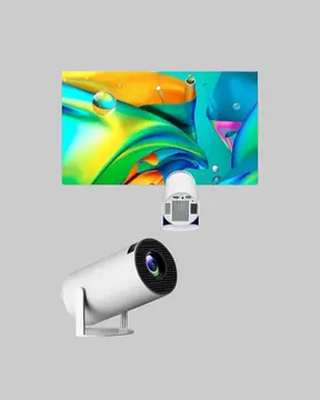 4K Destekli Full HD Projeksiyon Cihazı – 130 inç Geniş Ekran WiFi ve HDMI Bağlantılı