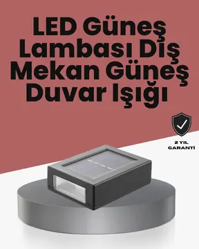 Bahçe ve Balkon İçin Güneş Enerjili Lamba