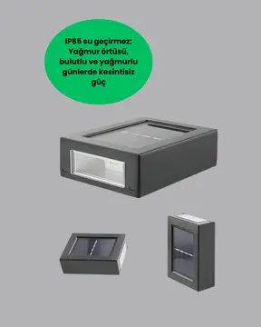 Bahçe ve Balkon İçin Güneş Enerjili Lamba