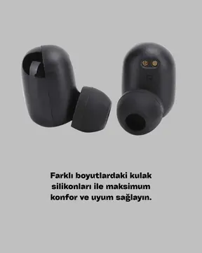 Bluetooth V5.0 Parmak Dokunmatik Kontrol Kablosuz Kulaklık Şarj Kutulu Model