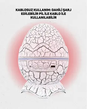 Çocuk Odası İçin Galaxy Projektör + Beyaz Gürültü + Uzaktan Kumandalı