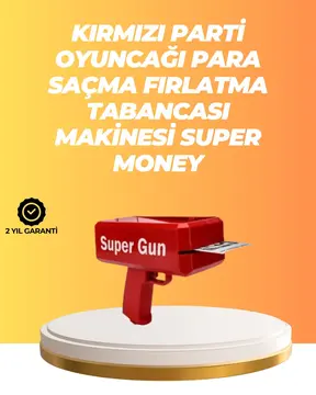 AA Pil ile Çalışan Kolay Kullanımlı Kâğıt Fırlatıcı Oyuncak