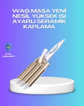 Hızlı Isınan Şarjlı Saç Kıvırıcı Maşa