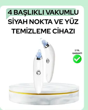 Gözenek Açıcı Buhar Etkili Vakumlu Siyah Nokta Temizleyici – Farklı Cilt Tiplerine Uygun