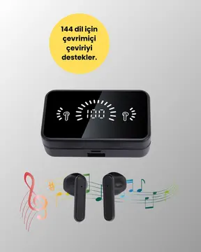 Bluetooth 5.4 Kablosuz Kulaklık – Gürültü Engelleme ve Dokunmatik Kontrol
