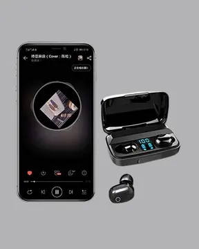 A10s Kablosuz Bluetooth Kulaklık – 1800mAh Powerbank Otomatik Eşleşme iOS/Android Uyumlu