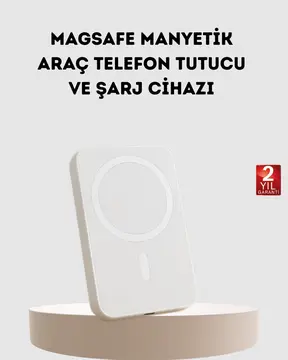 5000mAh Manyetik Powerbank – iPhone Serisi İçin Taşınabilir Kablosuz Şarj Cihazı