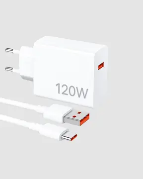 120W Süper Hızlı Şarj Adaptörü – Type-C Kablo Dahil Yüksek Voltaj Korumalı