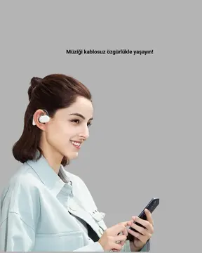 Kablosuz Bluetooth Kulaklık – Otomatik Eşleşme Tek Tuş Kontrol Stereo Ses