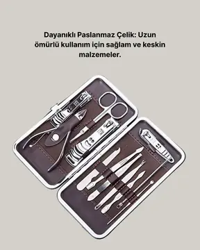 Taşınabilir Çok Fonksiyonlu Kişisel Bakım Seti El ve Ayak İçin