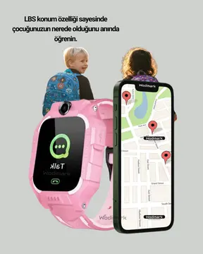 S10 Akıllı Çocuk Saati Anlık Konum ve Sesli Mesaj Destekli