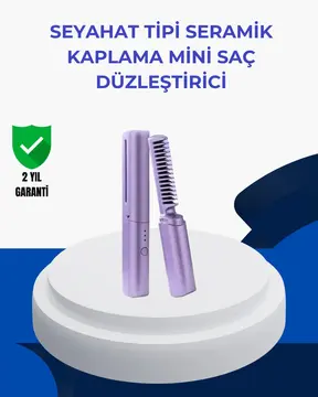 Taşınabilir Saç Düzleştirici Tarak – Ayarlanabilir Isı Kontrollü