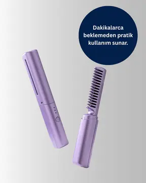 USB Şarjlı Kablosuz Saç Düzleştirici – Hızlı ve Pratik