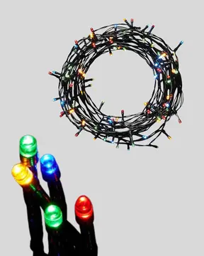 Noel ve Parti Dekorasyonu İçin 2x2 LED Perde Işık – 8 Fonksiyonlu