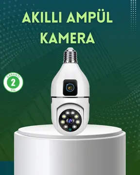 360 Derece Panoramik WiFi Kamera – Full HD Ev Güvenlik Sistemi
