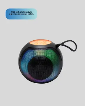 360° Stereo Surround Sesli Taşınabilir Hoparlör