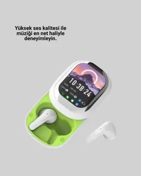 Dokunmatik Ekranlı Aktif Gürültü Azaltma Özellikli Kablosuz Kulaklık V5.4