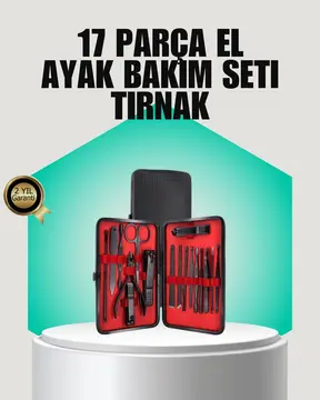 Siyah Kaymaz Teknolojili El ve Ayak Bakım Seti