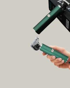 Paslanmaz Çelik Başlıklı Su Geçirmez Şarjlı Saç Kesme Makinesi