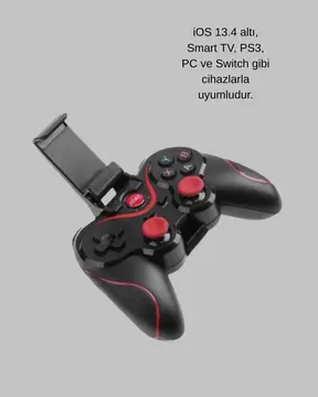 Telefon Tablet ve PC İçin Çok Fonksiyonlu Bluetooth Gamepad