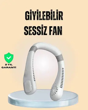 Esnek Silikon Tasarımlı Taşınabilir Kişisel Fan