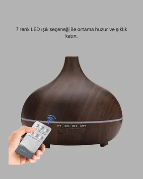 Büyük Su Hazneli Ultrasonik Difüzör ve Oda Nemlendirici