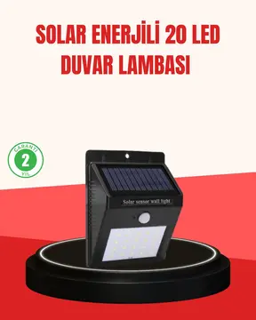 Güneş Enerjili Su Geçirmez Dış Mekan Aydınlatma