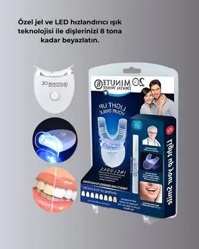 20 Dakikada Hızlı Etkili Diş Beyazlatıcı Cihaz