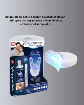 20 Dakikada Hızlı Etkili Diş Beyazlatıcı Cihaz
