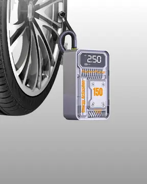 Hızlı Şişirme Güçlü Motorlu 150 PSI Araba Lastik Pompası