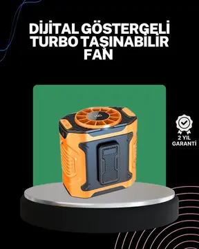 USB Şarjlı Kompakt El ve Boyun Fanı Çok Fonksiyonlu
