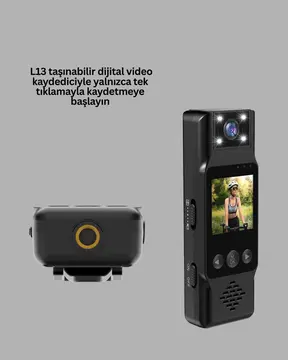 Gece Görüşlü Döngüsel Kayıt Destekli Mini Kamera