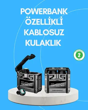 Şarj Kutulu Kablosuz Bluetooth Kulak İçi Spor Kulaklık