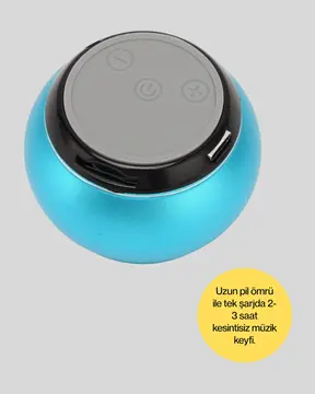 Kablosuz Bluetooth Hoparlör | 2-3 Saat Kesintisiz Müzik Keyfi