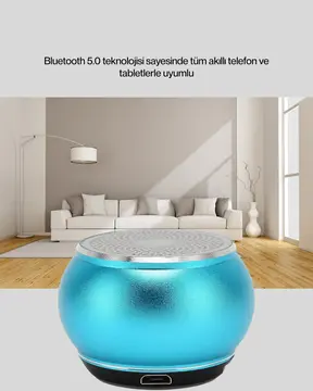Kablosuz Bluetooth 5.0 Hoparlör | Kompakt ve Güçlü Ses